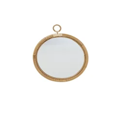 Outlet Sika design - Ella Spejl - rattan - small - Ø 40 cm