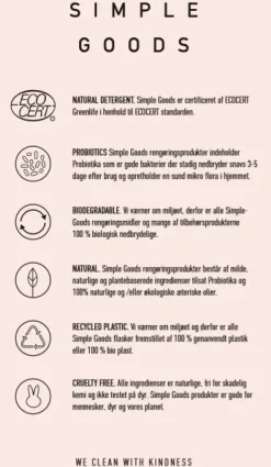 Outlet Simple Goods - Opvaskesæbe - Geranium