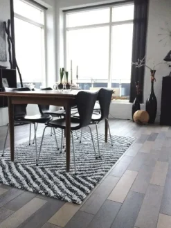 Best Skriver Collection - Måtte - TrendMat Delux - Herringbone - sort - 150x200 cm