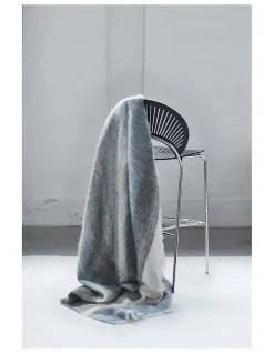 Best Skriver Collection - Plaid - Nanna Ditzel - blue/grey - 140x190 cm