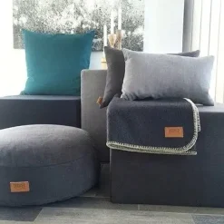 New Skriver Collection - Pude - Hotmadi - blå - 40x60 cm