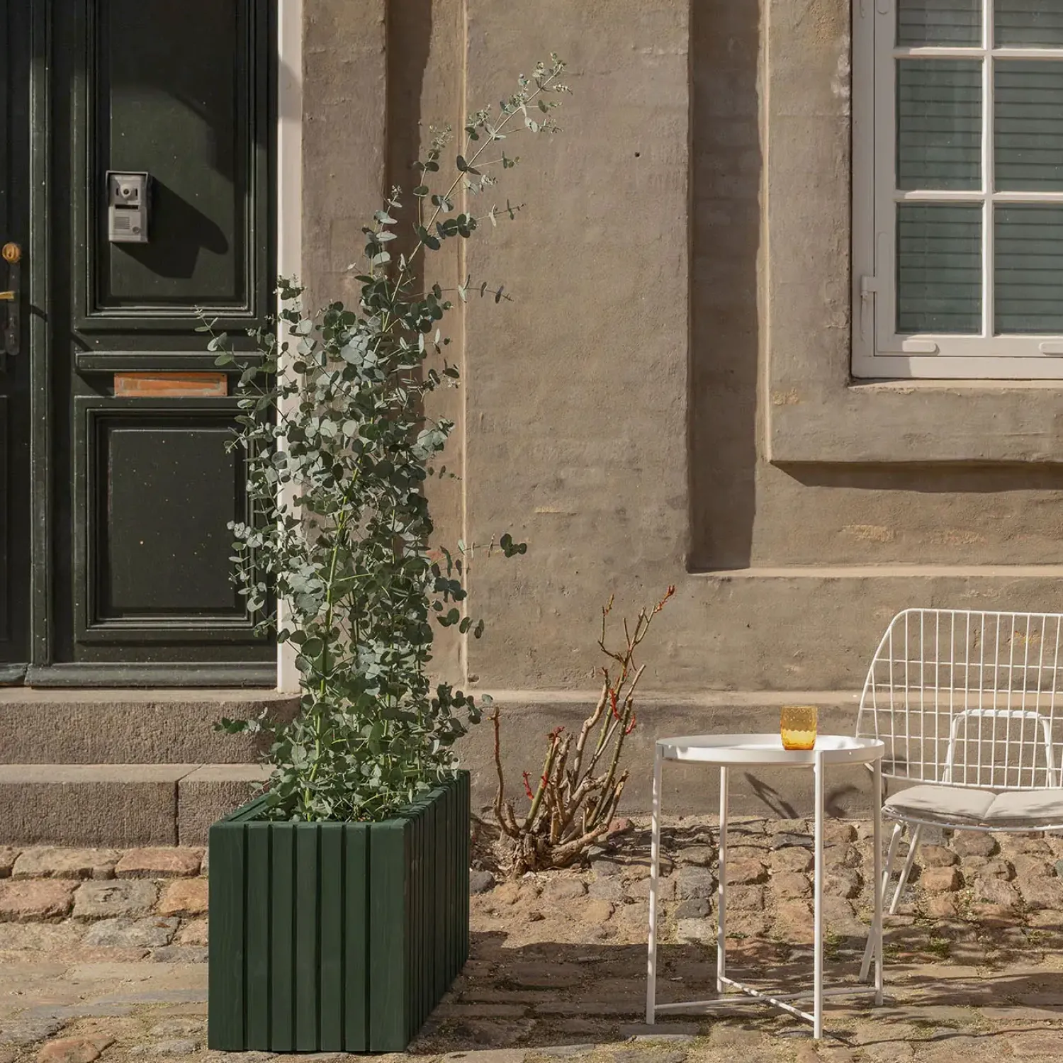 Sale Squarely Copenhagen - Plantekasse - Unfold SQUARE - Sort - 60 x 60 x 56 cm