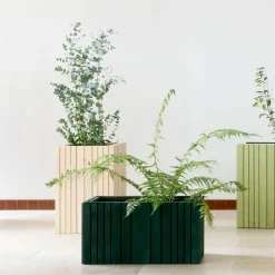 Discount Squarely Copenhagen - Plantekasse - Unfold SQUARE TALL - Rød - 47 x 52 x 70cm
