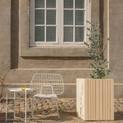 Discount Squarely Copenhagen - Plantekasse - Unfold SQUARE TALL - Rød - 47 x 52 x 70cm