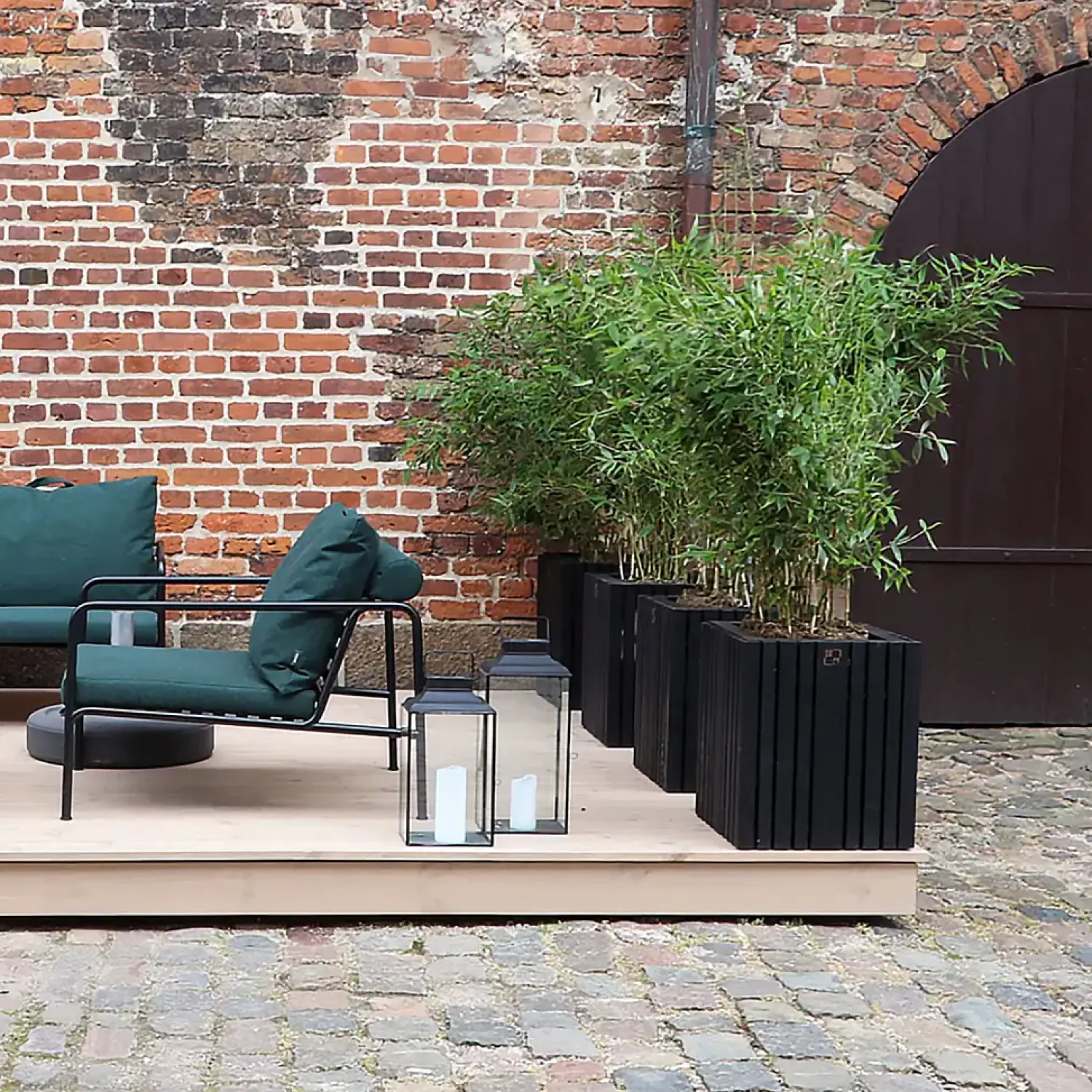 Discount Squarely Copenhagen - Plantekasse - GrowBIG - Sort Ask