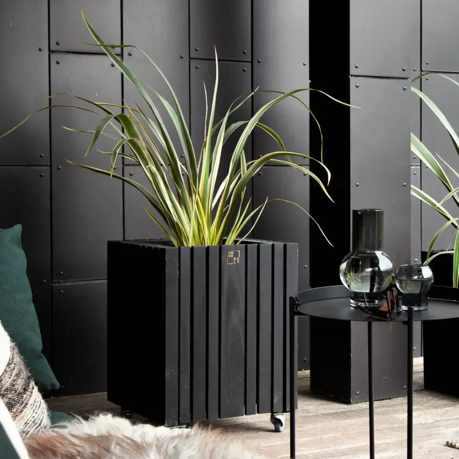 Discount Squarely Copenhagen - Plantekasse - GrowBIG - Sort Ask