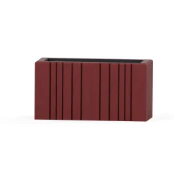 Discount Squarely Copenhagen - Plantekasse - Unfold WIDE - Terracotta Red - 77 x 33 x 40 cm