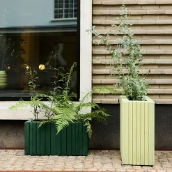 Discount Squarely Copenhagen - Plantekasse - Unfold WIDE - Terracotta Red - 77 x 33 x 40 cm