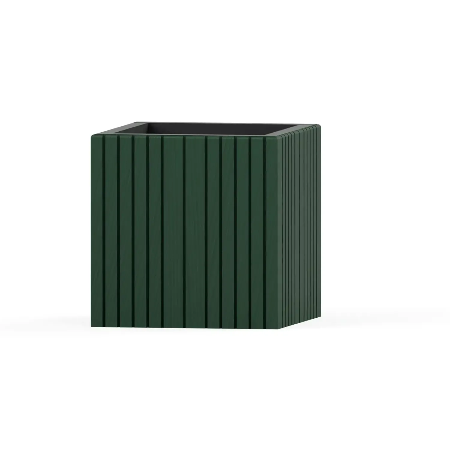 Clearance Squarely Copenhagen - Plantekasse - Unfold SQUARE - Forest Green - 60 x 60 x 56 cm