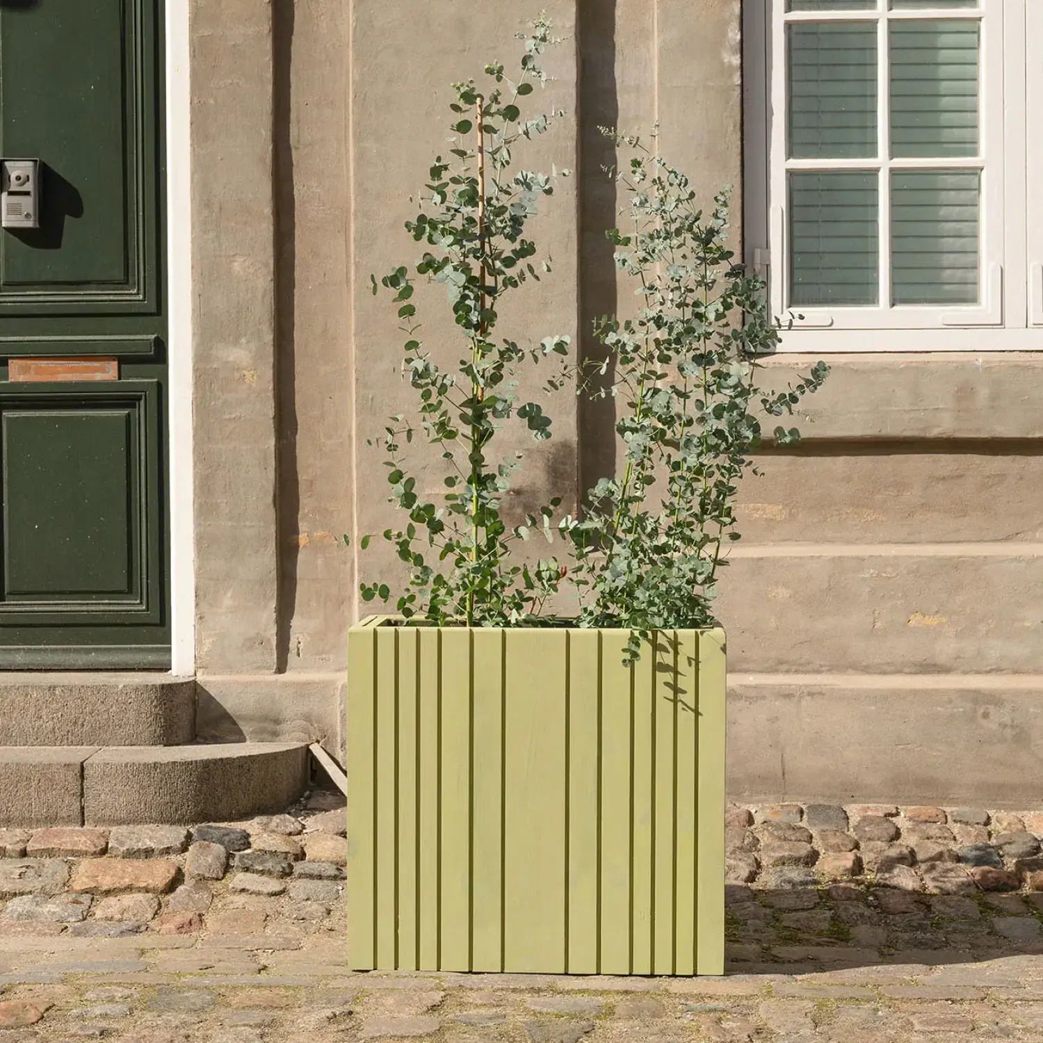 New Squarely Copenhagen - Plantekasse - Unfold WIDE TALL - Rød - 77 x 33 x 70 cm