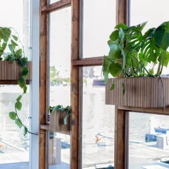 Outlet Squarely Copenhagen - Plantekasse - GrowWIDE - Mørk Eg - 60 x 22 x 24
