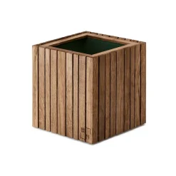 Best Squarely Copenhagen - Plantekasse - GrowON - Mørk Eg - 22 x 22 x 24 cm