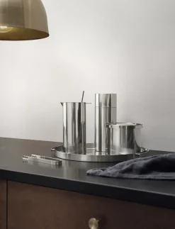 Clearance Stelton - Arne Jacobsen serveringsbakke Ø 33,5 cm stål