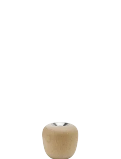 Hot Stelton - Ora lysestage H 8 cm beech wood
