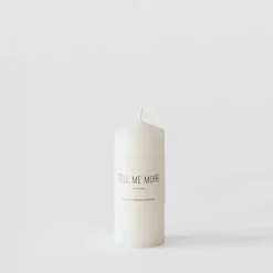 Sale Tell Me More - Stearin candle - S 40x100mm