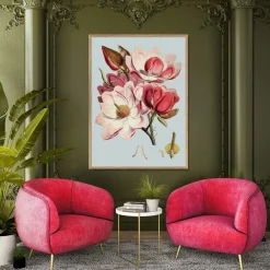 Online The Dybdahl - Plakat 50x70 cm - Pink Flower - Papir