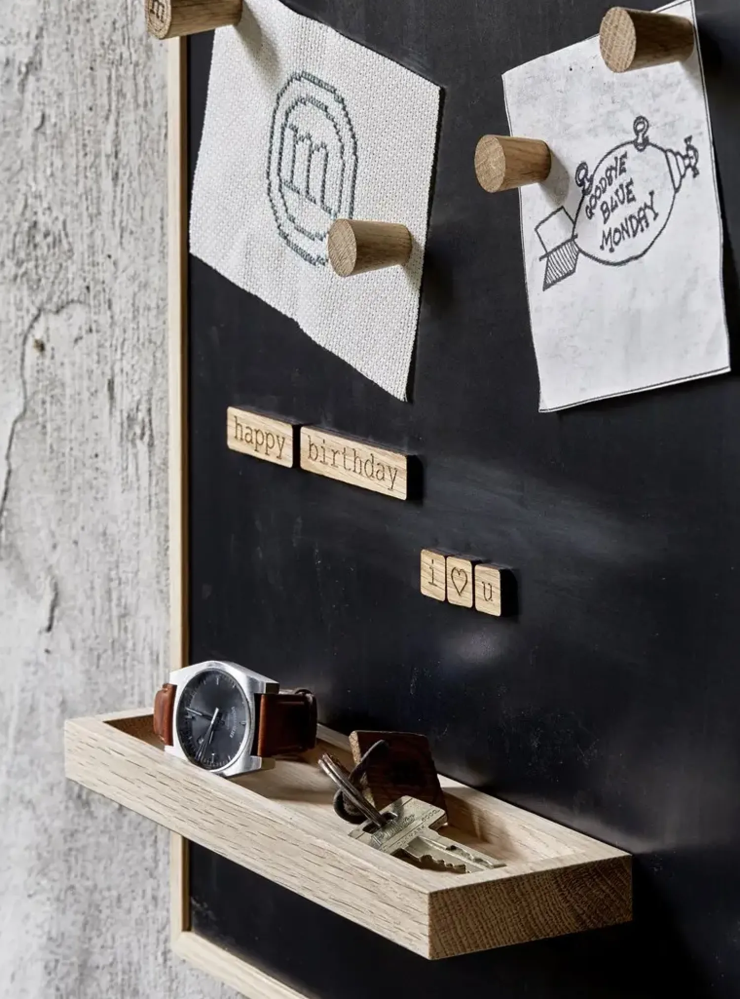 Online The Oak Men - opslagstavle i eg, Notice Board - Medium - Oak
