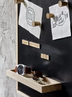 New The Oak Men - Opslagstavle magneter - sæt med 5 stk. Mørk eg