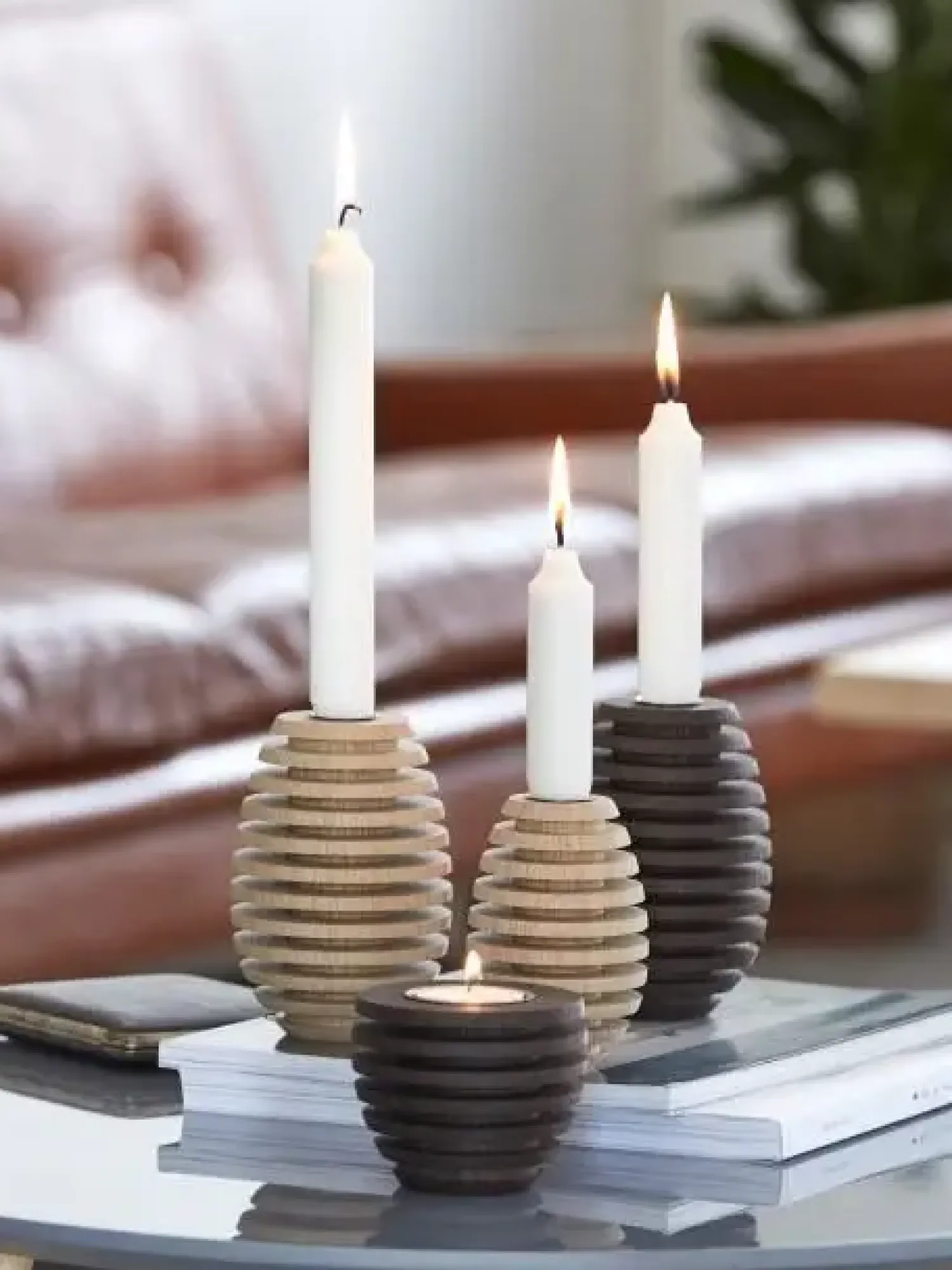 Best The Oak Men - Pine tealight - Dark oak