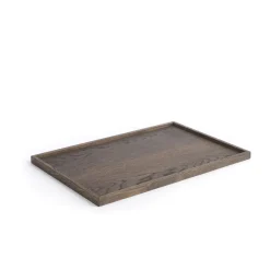 Sale The Oak Men træbakke - Square Tray Large - Sort olieret eg