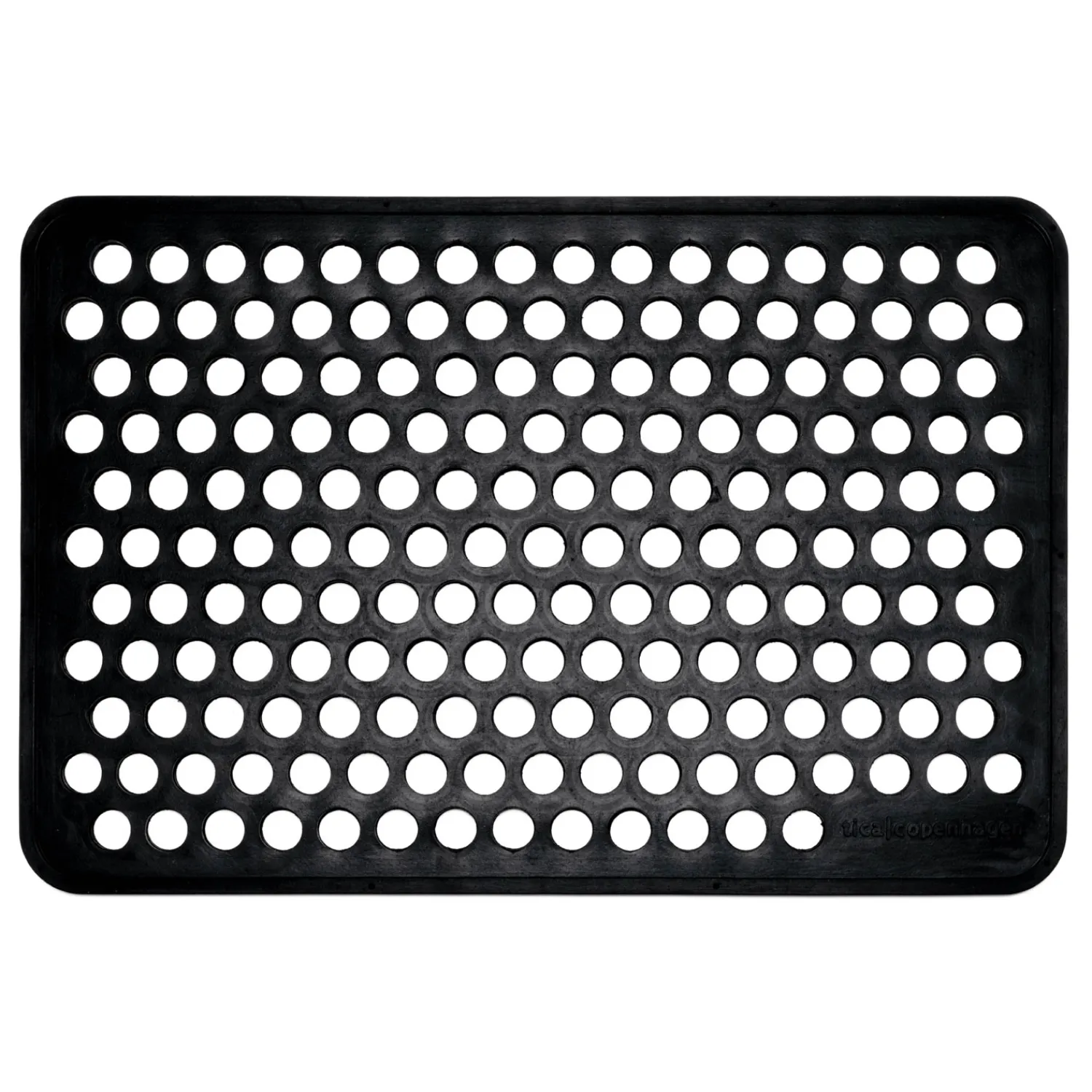 Clearance Tica Copenhagen - Dørmåtte - Dot design - Gummi - 40x60 cm