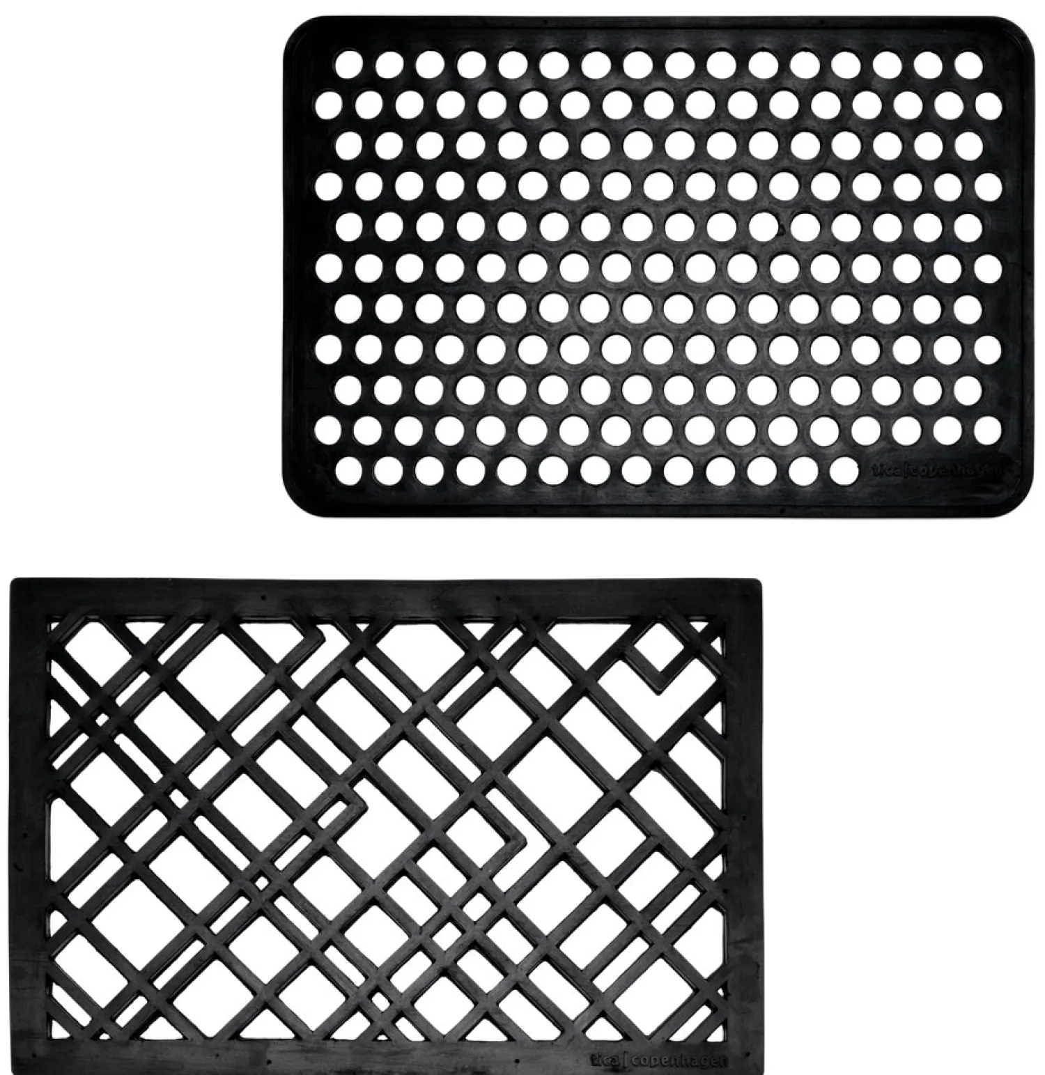 New Tica Copenhagen - Dørmåtte - Lines design - Gummi - 40x60 cm
