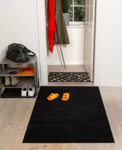 New Tica Copenhagen - Dørmåtte / Smudsmåtte - Sort - 90x130 cm