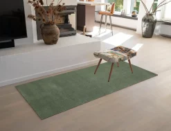 Sale Tica Copenhagen - Løber - Ensfarvet - Dusty green/Støvet grøn - 90x200 cm