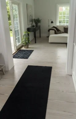 Sale Tica Copenhagen - Løber - Ensfarvet - Sort - 90x200 cm