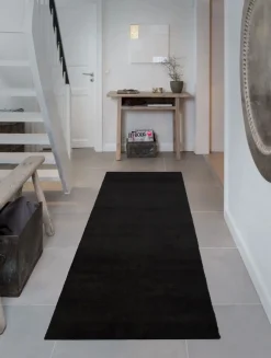 Sale Tica Copenhagen - Løber - Ensfarvet - Sort - 90x200 cm