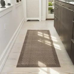Sale Tica Copenhagen - Smudsmåtte - Dots - Sand/beige - 67x200 cm