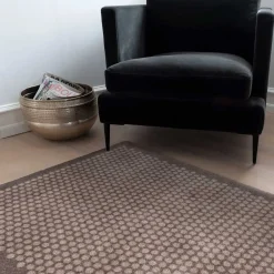 New Tica Copenhagen - Smudsmåtte - Dots - Sand - 90x130 cm