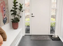 Tica Copenhagen - Smudsmåtte / Dørmåtte - Grå - Steelgrey - 60x90 cm