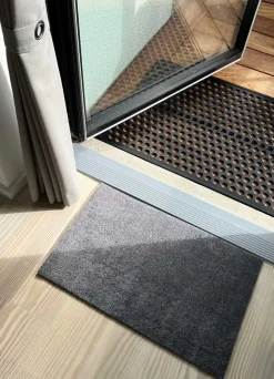 Tica Copenhagen - Smudsmåtte / Dørmåtte - Steelgrey/Grå - 40x60 cm