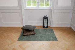 New Tica Copenhagen - Smudsmåtte - Ensfarvet - Dusty green/støvet grøn - 90x130 cm