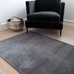 Online Tica Copenhagen - Smudsmåtte - Ensfarvet - Grå - 90x130 cm