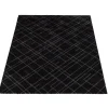 Clearance Tica Copenhagen - Smudsmåtte - Lines - Sort/grå - 90x130 cm