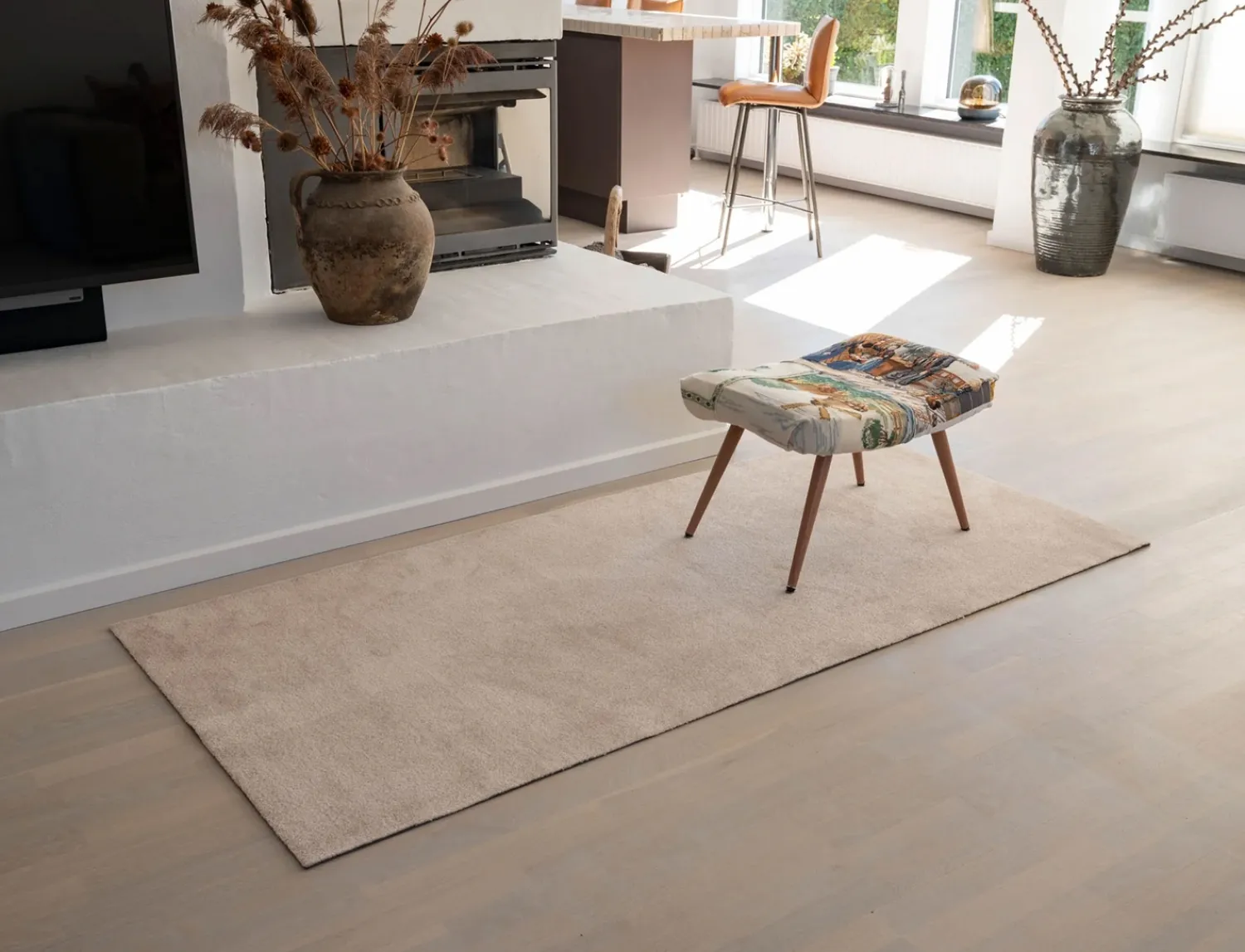 Sale Tica Copenhagen - Smudsmåtte / Måtte - Ivory / beige - 90x200 cm