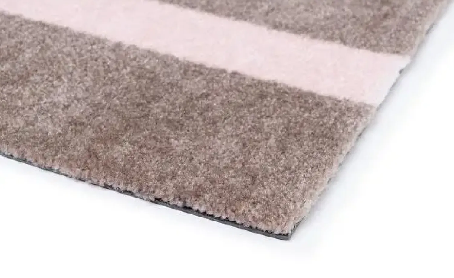 Clearance Tica Copenhagen - Smudsmåtte - Stripes Vertical - Lyserød/Sand - 40x60 cm