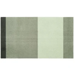 Tica Copenhagen - Smudsmåtte - Stripes Horizon - Lysegrøn/Støvet/Mørkegrøn - 40x60 cm