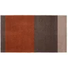 Tica Copenhagen - Smudsmåtte - Stripes Horizon - Brun/Sand/Terracota - 40x60 cm