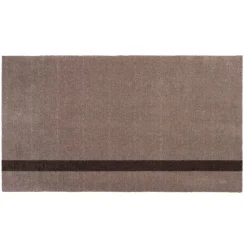 Sale Tica Copenhagen - Smudsmåtte - Stripes Vertical - Sand/Brun - 67x120 cm