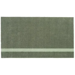 New Tica Copenhagen - Smudsmåtte - Stripes Vertical - Lysegrøn/Støvet - 67x120 cm