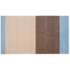 New Tica Copenhagen - Smudsmåtte - Stripes Horizon - Lyseblå/Ivory/Sand - 60x90 cm