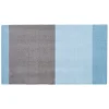 Sale Tica Copenhagen - Smudsmåtte - Stripes Horizon - Blå/Steelgrey - 40x60 cm