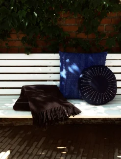 Outlet Normann Copenhagen Tivoli x Normann - Plaid / tæppe - Mega Simple Check - Parterre Brun