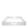Discount Neon living Tray bakke i hvid fra (lille) - hvid (21 x 29 cm)