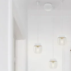 Outlet Umage - Baldakin til 3 pendellamper - Cannonball hvid cluster 3