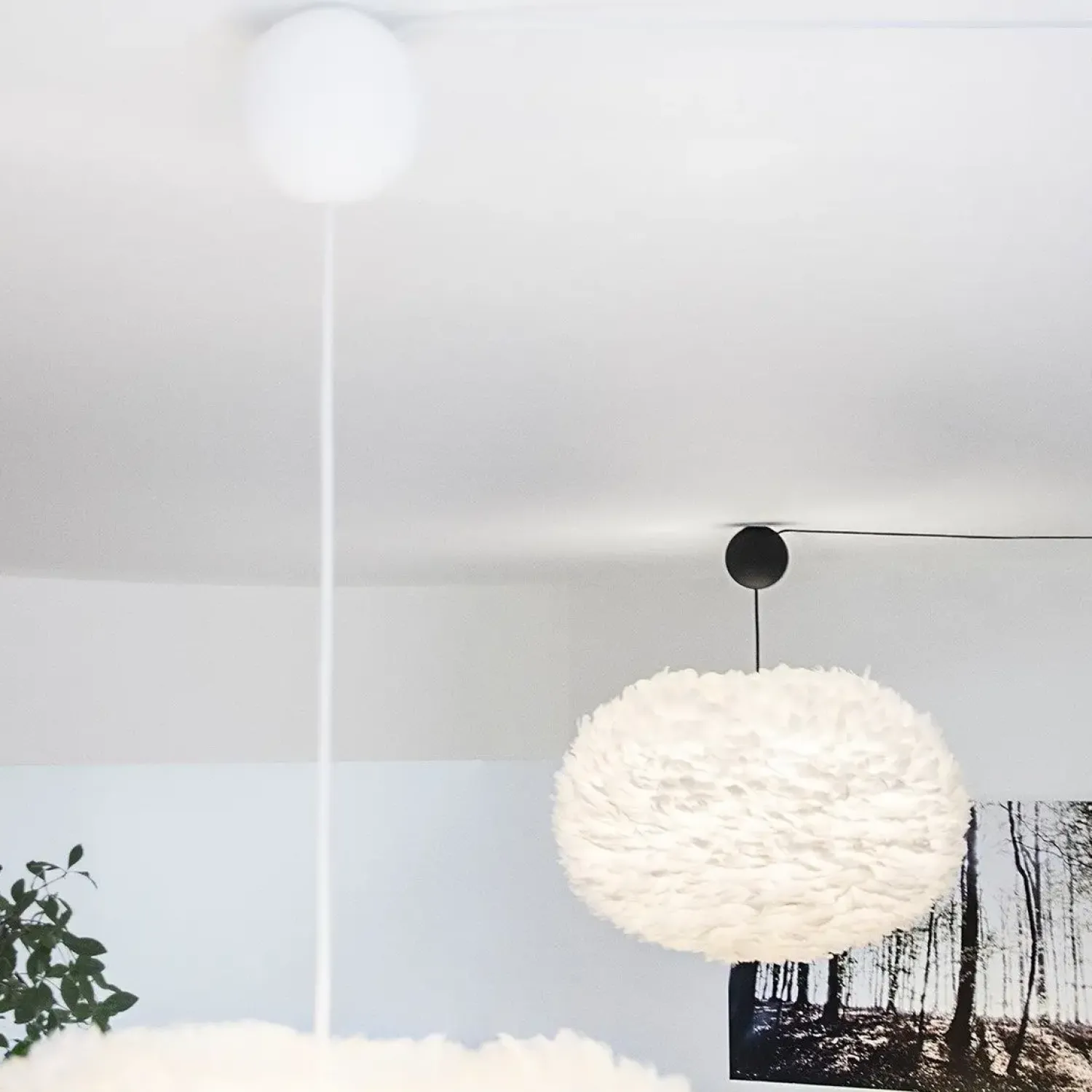 Sale Umage - Baldakin til pendellamper - Cannonball - Hvid