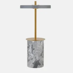 Discount Umage - Bordlampe - Asteria Move Mini - Grå Marmor Messing
